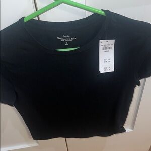 Abercrombie & Fitch Baby Tee in Black NWT